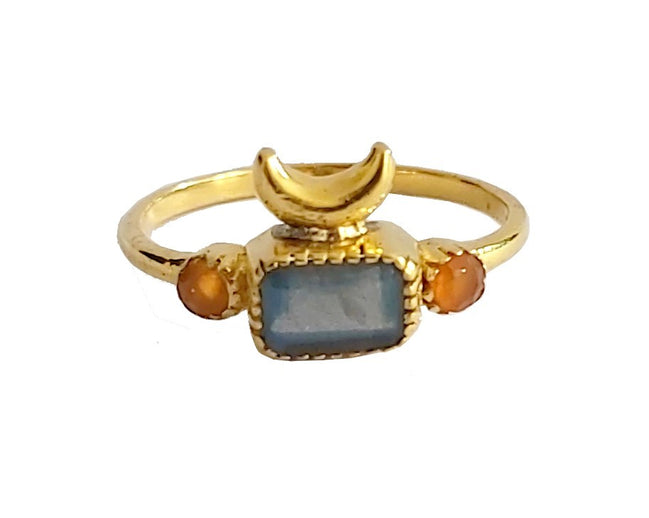 Bague Nishat Bagh - Labradorite