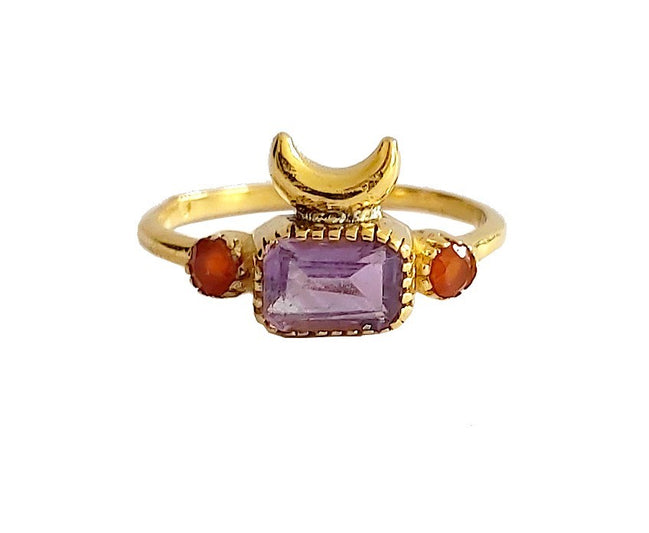 Bague Nishat Bagh - Améthyste