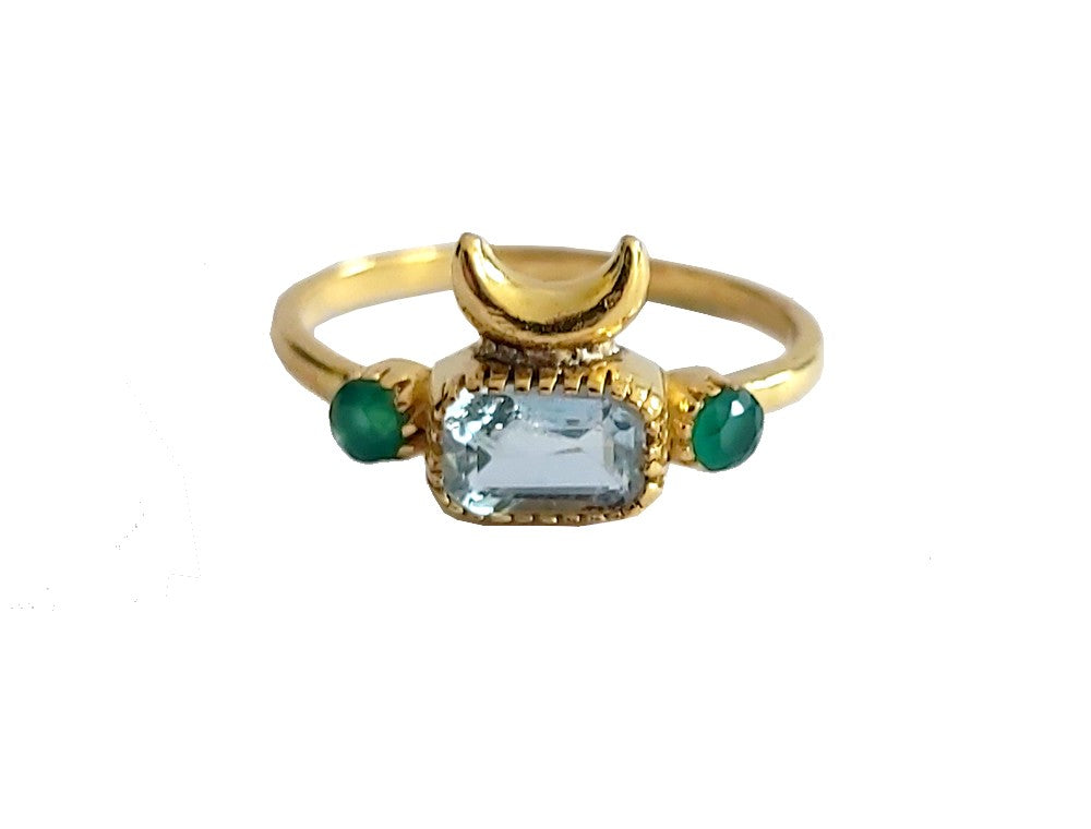 Bague Nishat Bagh - Topaze