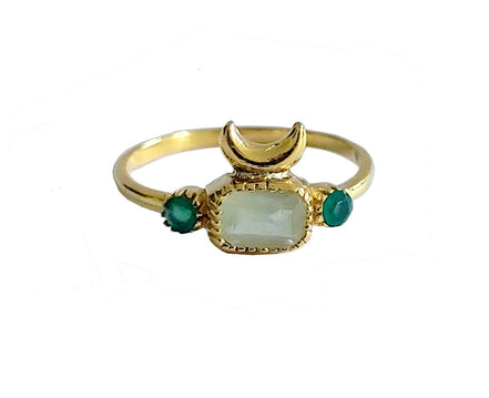 Bague Nishat Bagh - Prehnite