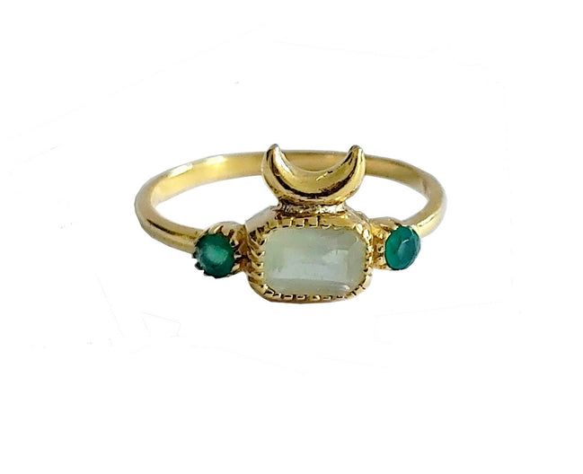 Bague Nishat Bagh - Prehnite