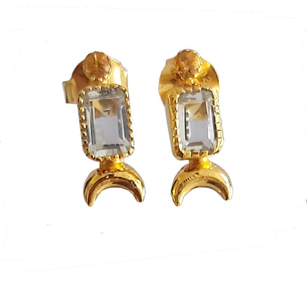 Boucles d'oreilles Nishat Bagh - Topaze