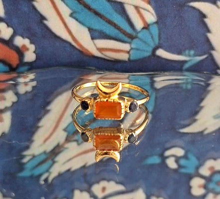 Bague Nishat Bagh - Cornaline