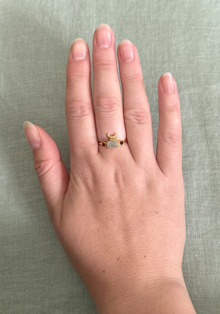 Bague Nishat Bague - Aigue-marine