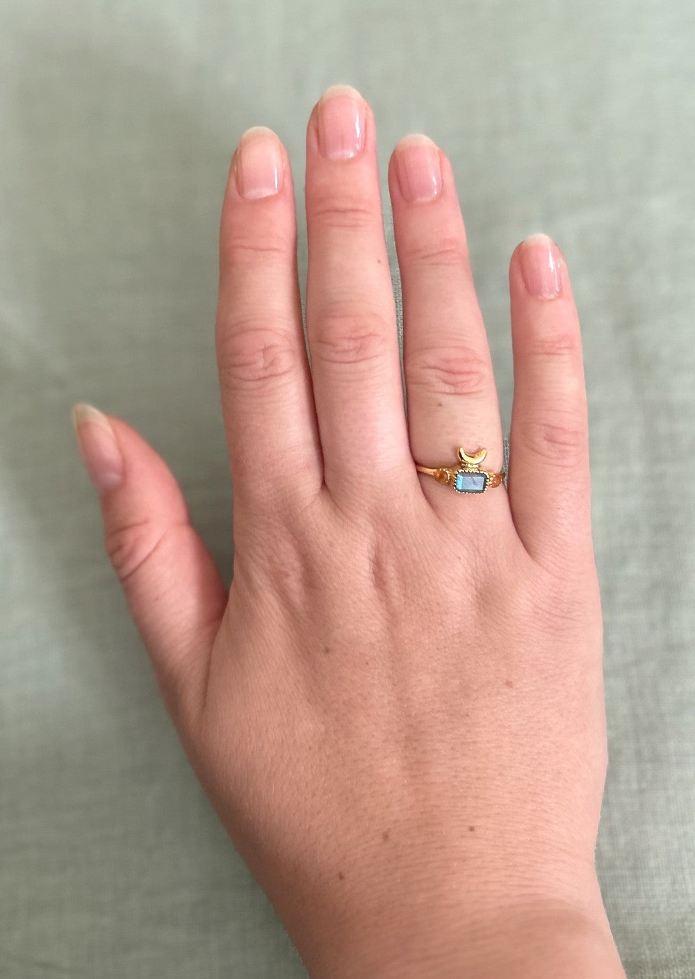 Bague Nishat Bagh - Labradorite