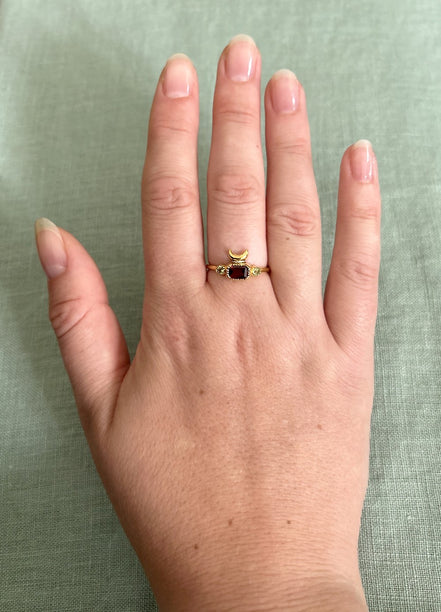 Bague Nishat Bagh - Grenat