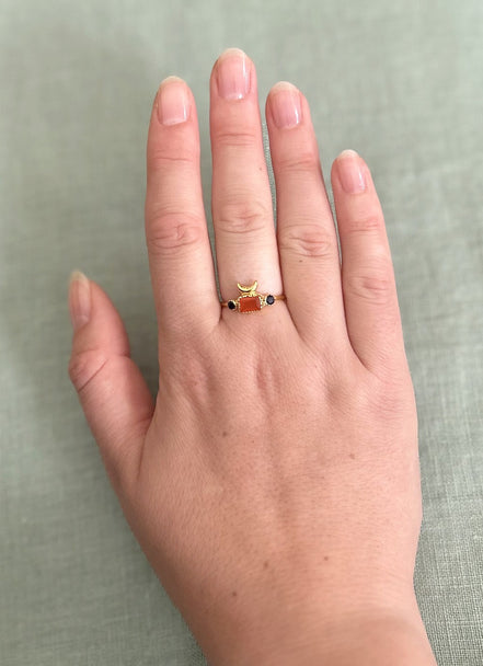 Bague Nishat Bagh - Cornaline