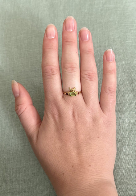 Bague Nishat Bagh - Péridot