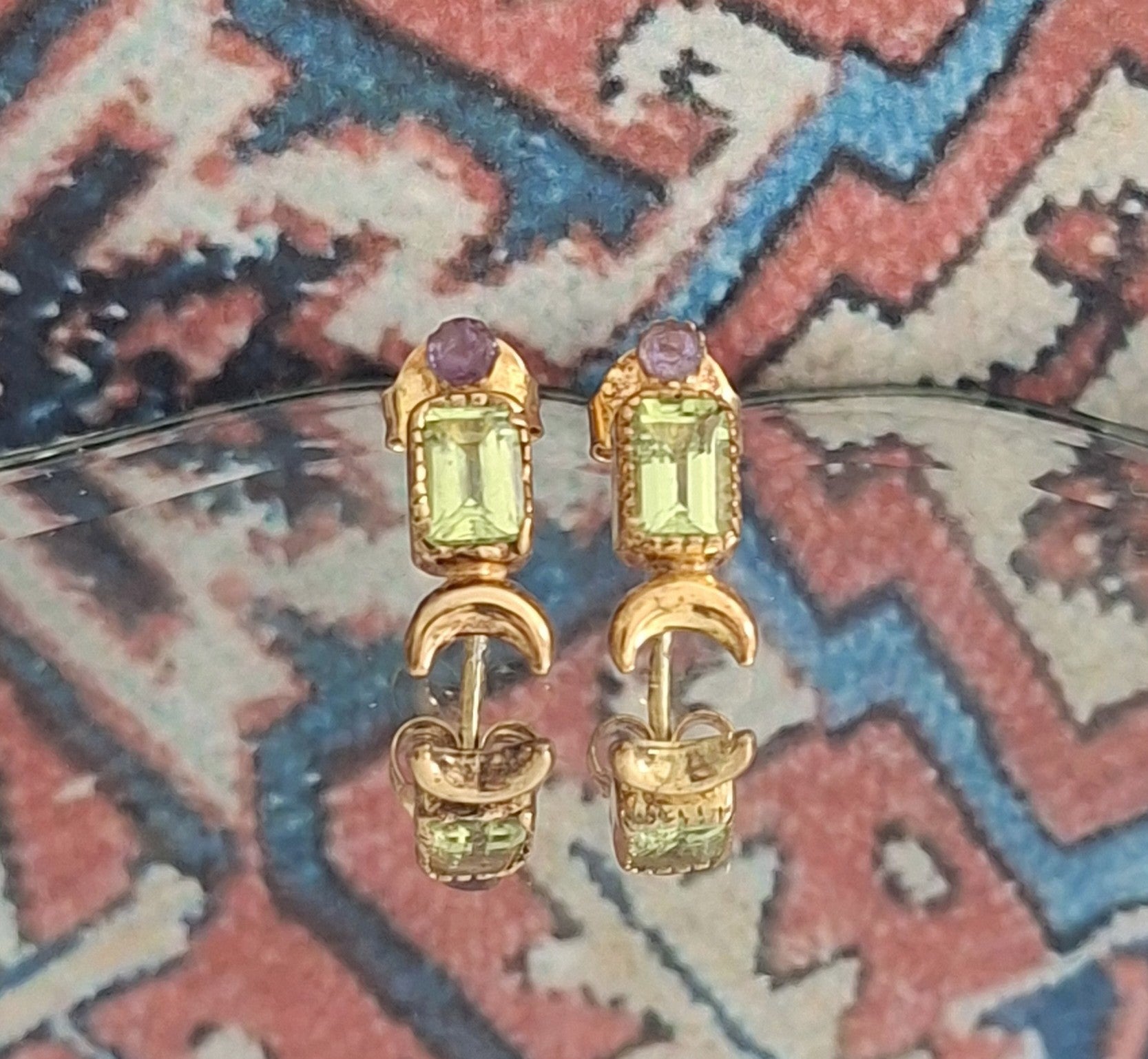 Boucles d'oreilles Nisht Bagh - Péridot