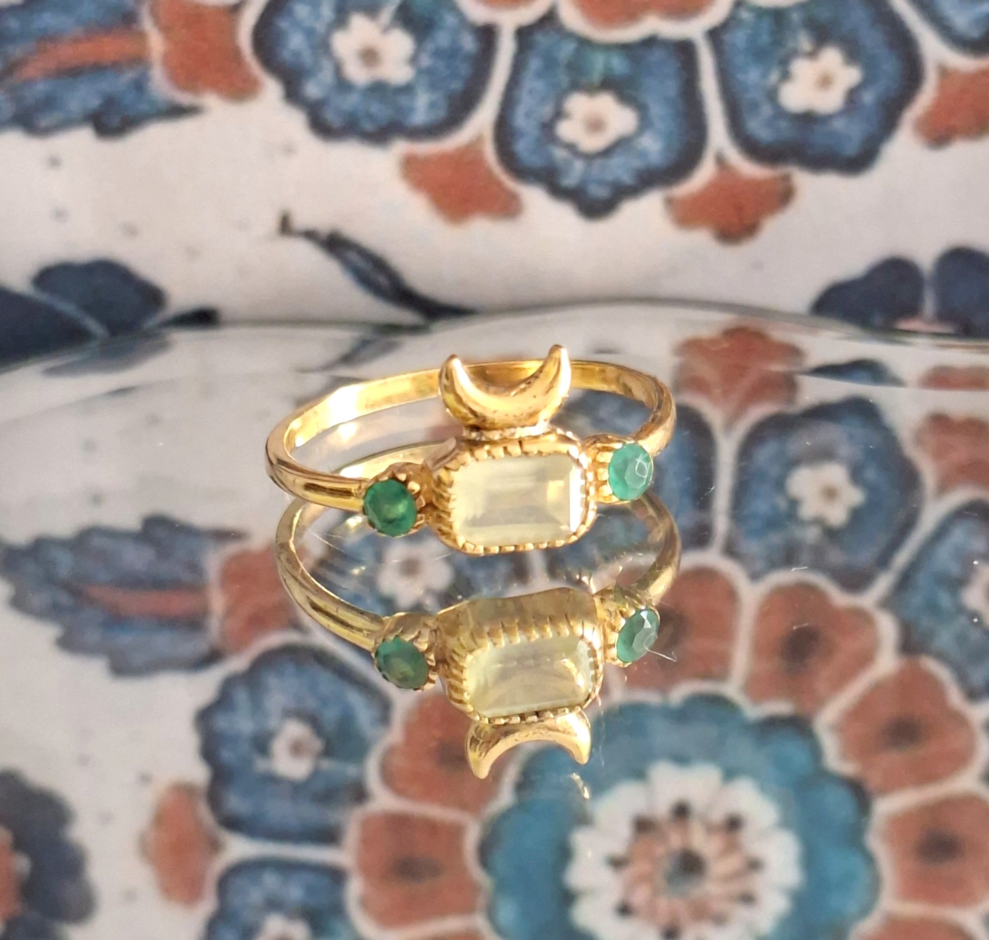 Bague Nishat Bagh - Prehnite