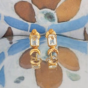 Boucles d'oreilles Nishat Bagh - Topaze