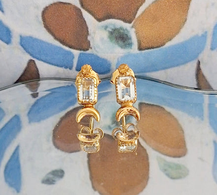 Boucles d'oreilles Nishat Bagh - Topaze